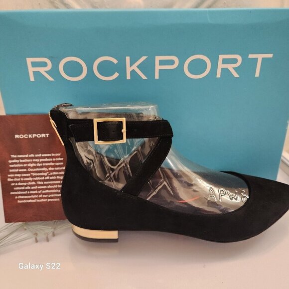 Rockport "Adelyn" Anklestrap Flats. NIB. Size 5.5 - Picture 1 of 9